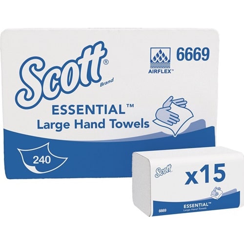 Serviette pliée 6669 1 couche blanche photo du produit image_1 L