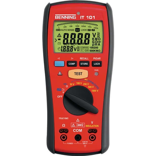 Appareil mesure isolation/résistance IT 101 0,1-600V AC/DC V photo du produit image_1 L