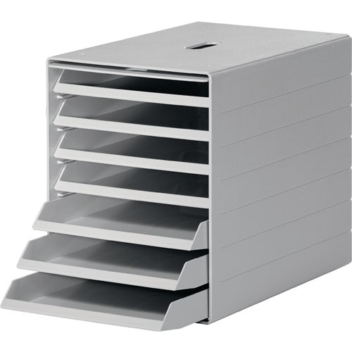Boîte de tiroir 7 tiroirs avec clapet frontal escamot. photo du produit image_1 L
