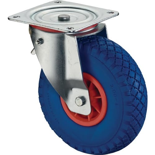 Roulette orientable avec frein Ø roue 260mm cap 160kg photo du produit image_1 L