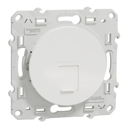 Prise RJ45 ODACE blanc photo du produit image_1 L