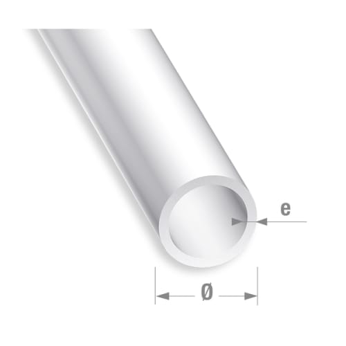 Tube rond Ø8 x 1,5 mm - Composite blanc photo du produit image_1 L