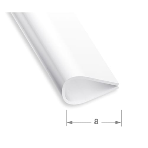 Serre-feuillet 15 mm - PVC blanc photo du produit image_1 L