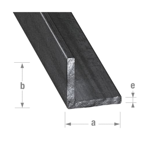 Cornière égale 20 x 20 x 3 mm - Acier laminé à chaud vernie photo du produit image_1 L