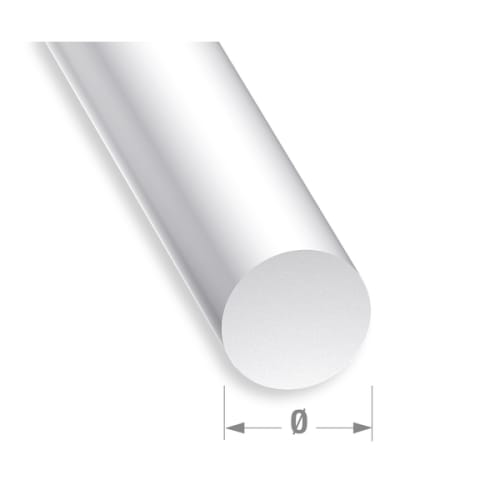 Profilé rond Ø3 mm - Composite blanc photo du produit image_1 L