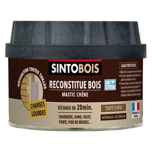 Mastic reconstitue bois charges lourdes - Chêne photo du produit image_1 L