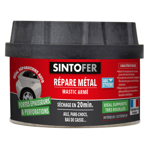 Mastic répare métal armé fortes épaisseurs et perforations photo du produit image_1 L