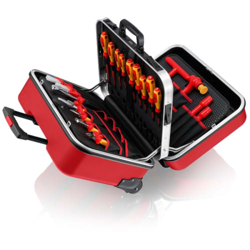 Valise à outils BIG Twin Move RED pour électricien photo du produit image_1 L