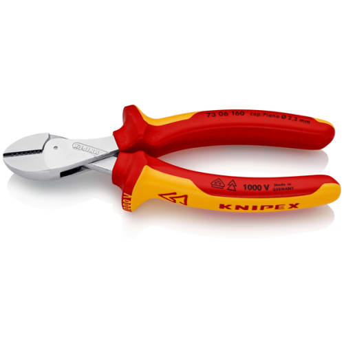 Pince coupante de côté X-Cut® chromée bi-matière VDE 160 mm photo du produit image_1 L