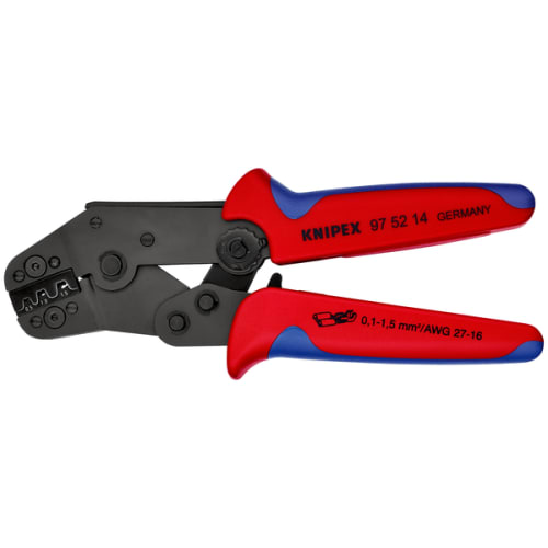 Pince à sertir courte bi-matière 0,1-1,5 mm² / AWG 27-16 photo du produit image_1 L