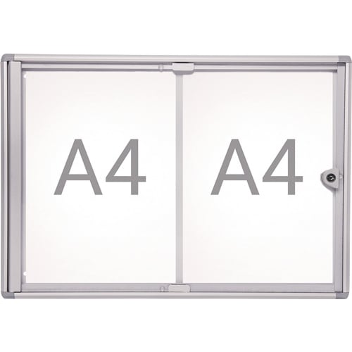 Vitrine d'affichage 2 x A4 l490xH351 mm photo du produit image_1 L