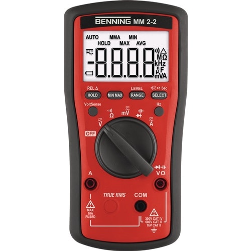Multimètre MM 2-2 0,1 mV-1000 V AC, 0,1 mV-1000 V DC photo du produit image_1 L