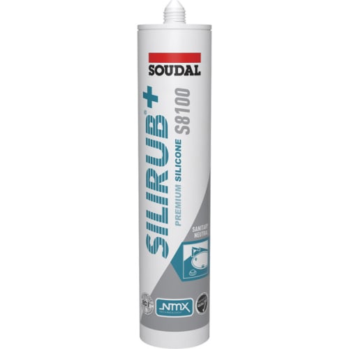 Mastic silicone sanitaire neutre SILIRUB + S8100 photo du produit image_1 L