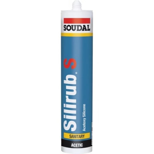 Mastic silicone sanitaire acétique SILIRUB AS gris photo du produit image_1 L