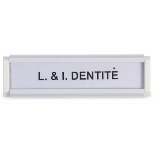 Porte-étiquette LIR 93 x 26 mm - Blanc photo du produit image_1 L
