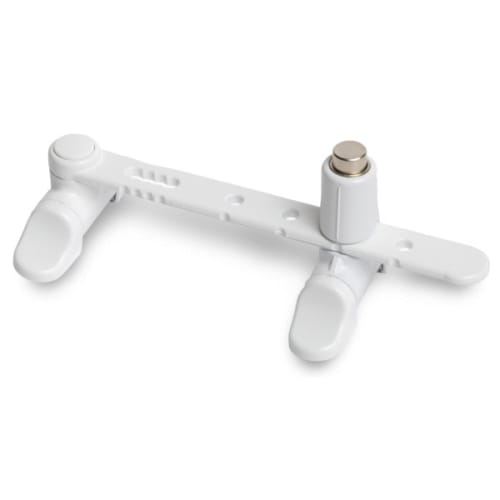 Entrebâilleur sécurité pour fenêtre AIRLOCK à bouton - Blanc photo du produit image_1 L
