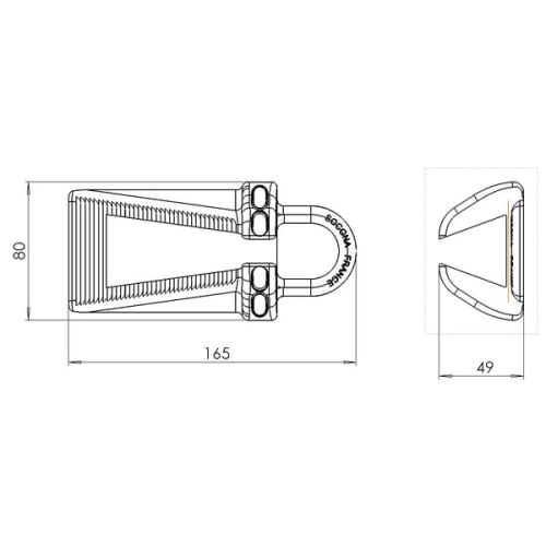 Cale-porte CLIPY - Translucide photo du produit image_2 L