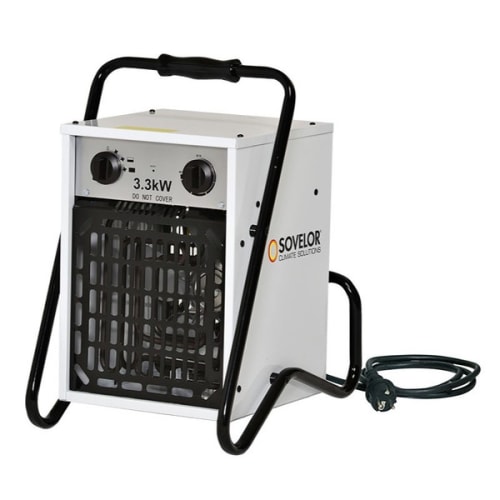 Chauffage air pulsé électrique portable B33 510 m³/h 3,3 kW photo du produit image_1 L