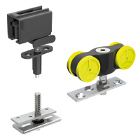 Ferrures pour portes de placard pliantes