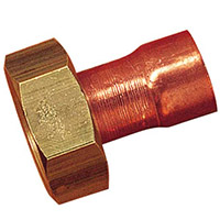 Raccords fer-cuivre à souder pour tube cuivre