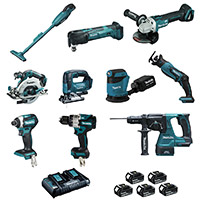 Packs 4 à 10 machines MAKITA
