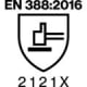 EN 388 2.1.2.1.X