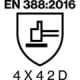 EN 388 4.X.4.2.D