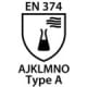 EN 374 AJKLMNO Type A
