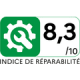 Indice de reparabilité 8.3