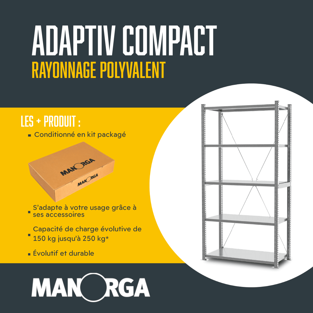 Choisir son rayonnage Adaptiv Compac MANORGA