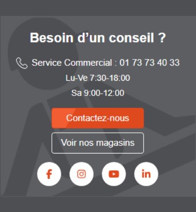 Contactez nos équipes SAV