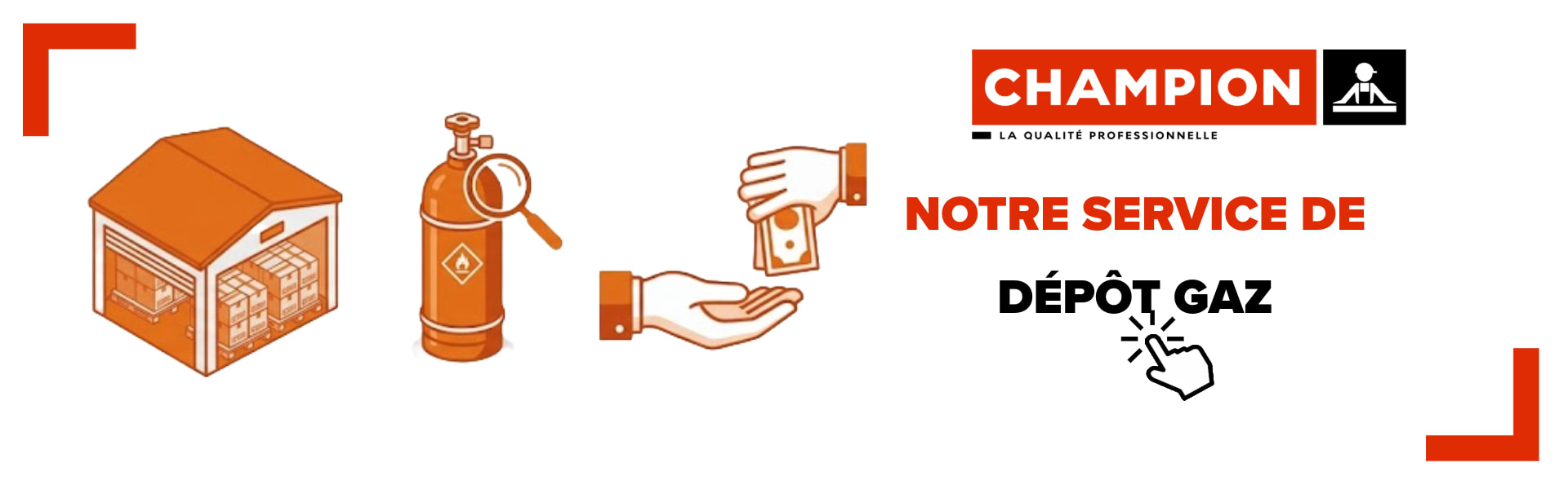 Notre service de dépôt gaz