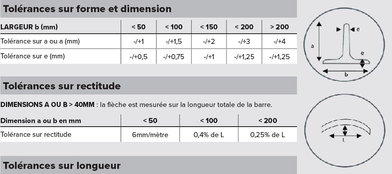 Tolérance des Tés 1