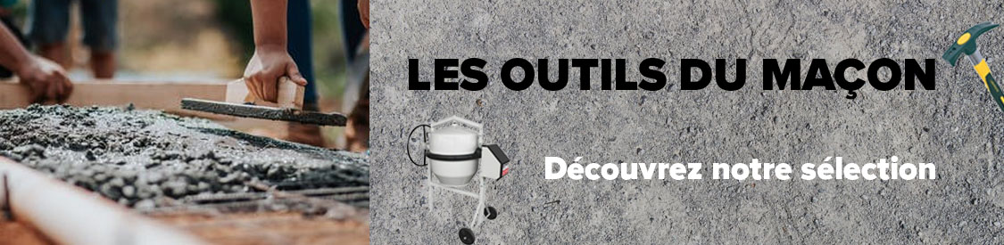 Bannière Matériels de chantier et peinture
