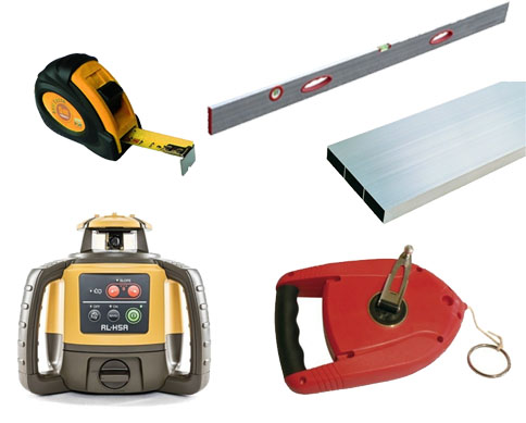 Instruments de mesure pour maçonnerie
