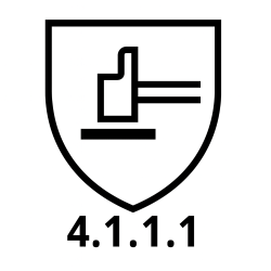 Pictogramme norme EN388 - protection agressions mécaniques