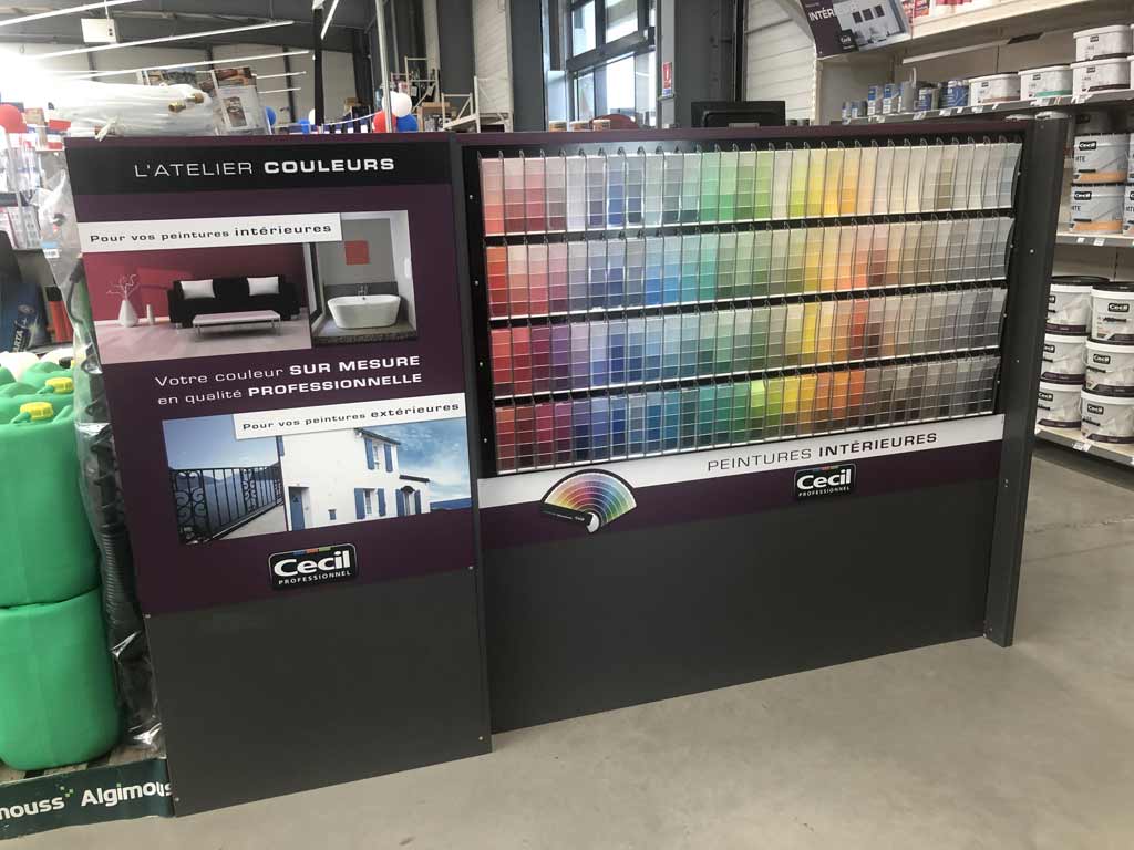 tient de peinture