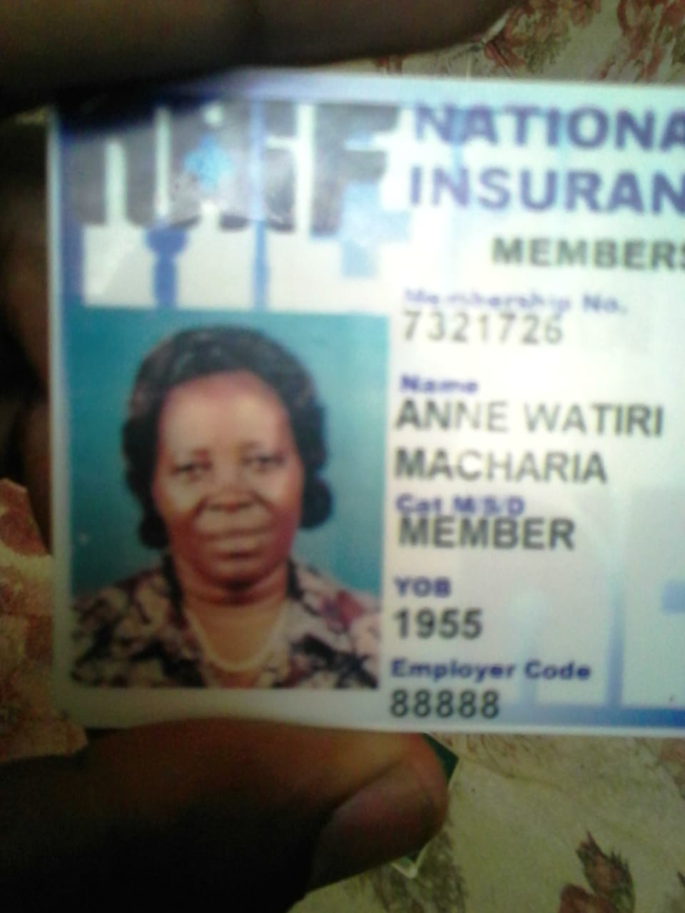 ANNE WATIRI MACHARIA MEDICAL FUND