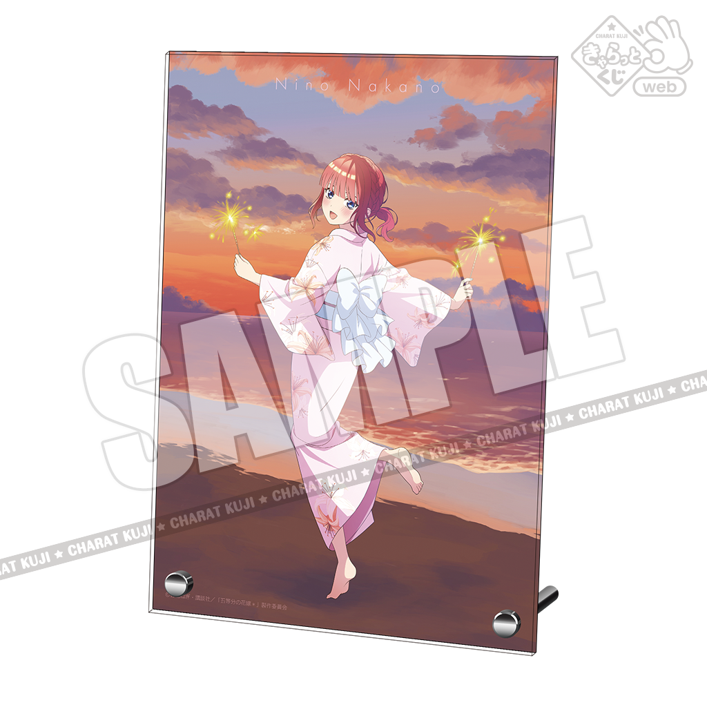 きゃらっとくじ 五等分の花嫁 灯る、ひと夏の声 ラスト賞 BIGアクリルキット きゃらっとくじ TVスペシャルアニメ「五等分の花嫁＊」 ～灯る