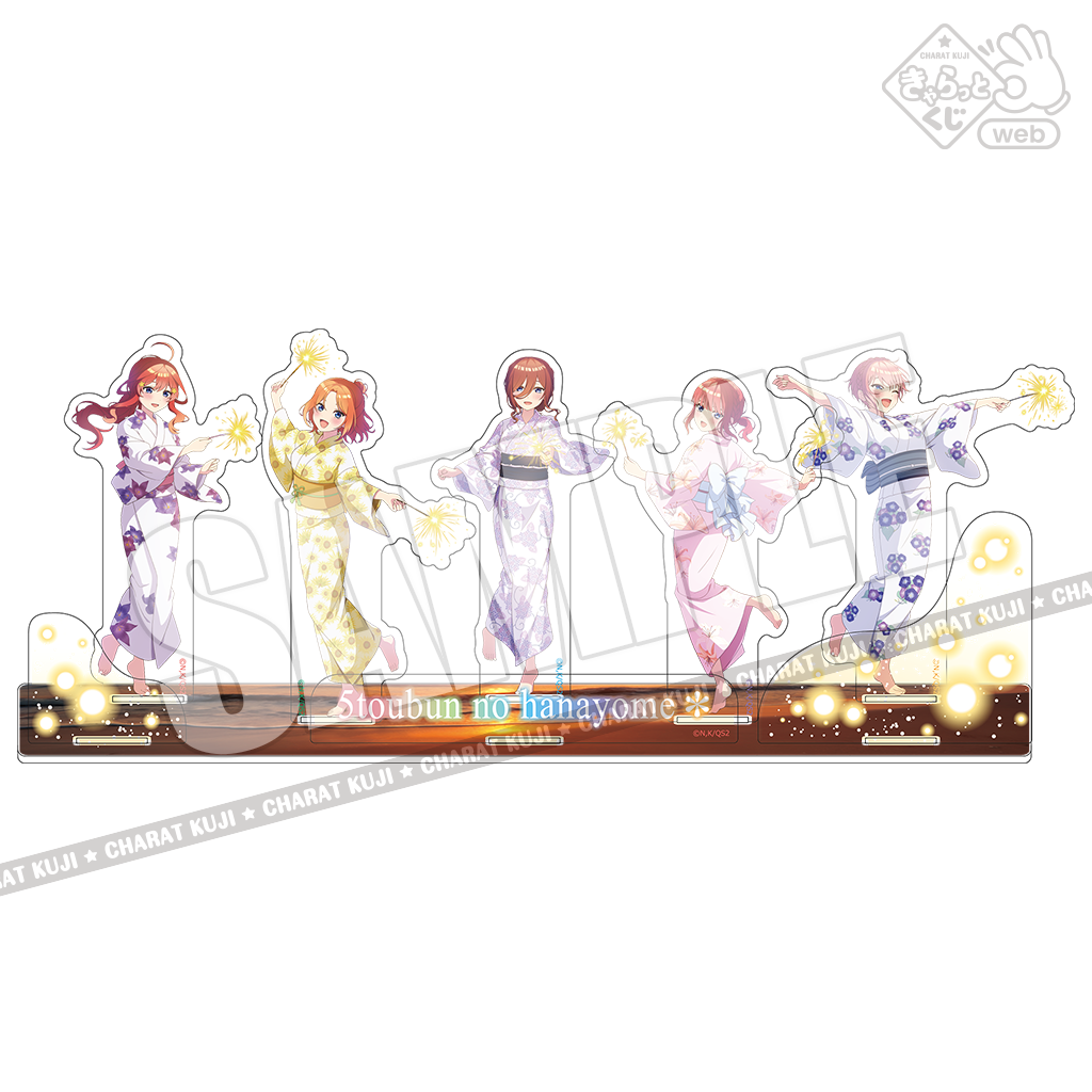 きゃらっとくじ 五等分の花嫁 灯る、ひと夏の声 ラスト賞 BIGアクリルキット きゃらっとくじ TVスペシャルアニメ「五等分の花嫁＊」 ～灯る