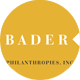 Logo for "Bader Philanthropies, Inc."