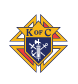 Logo for "KNIGHTS OF COLUMBUS"