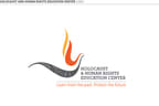 Logo for "HOLOCAUST AND HUMAN RIGHTS EDUCATION CENTER"
