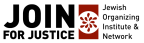 Logo for "JOIN FOR JUSTICE INC"
