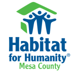 Logo for "HABITAT FOR HUMANITY OF MESA COUNTY"