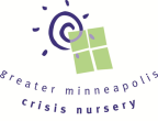 Logo for "GREATER MINNEAPOLIS CRISIS NURSERY"