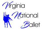 Logo for "VIRGINIA NATIONAL BALLET"