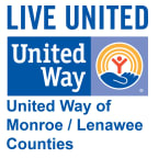 Logo for "UNITED WAY OF MONROELENAWEE COUNTIES INC"