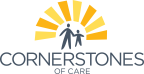 Logo for "CORNERSTONES OF CARE"