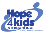 Logo for "HOPE 4 KIDS INTERNATIONAL"